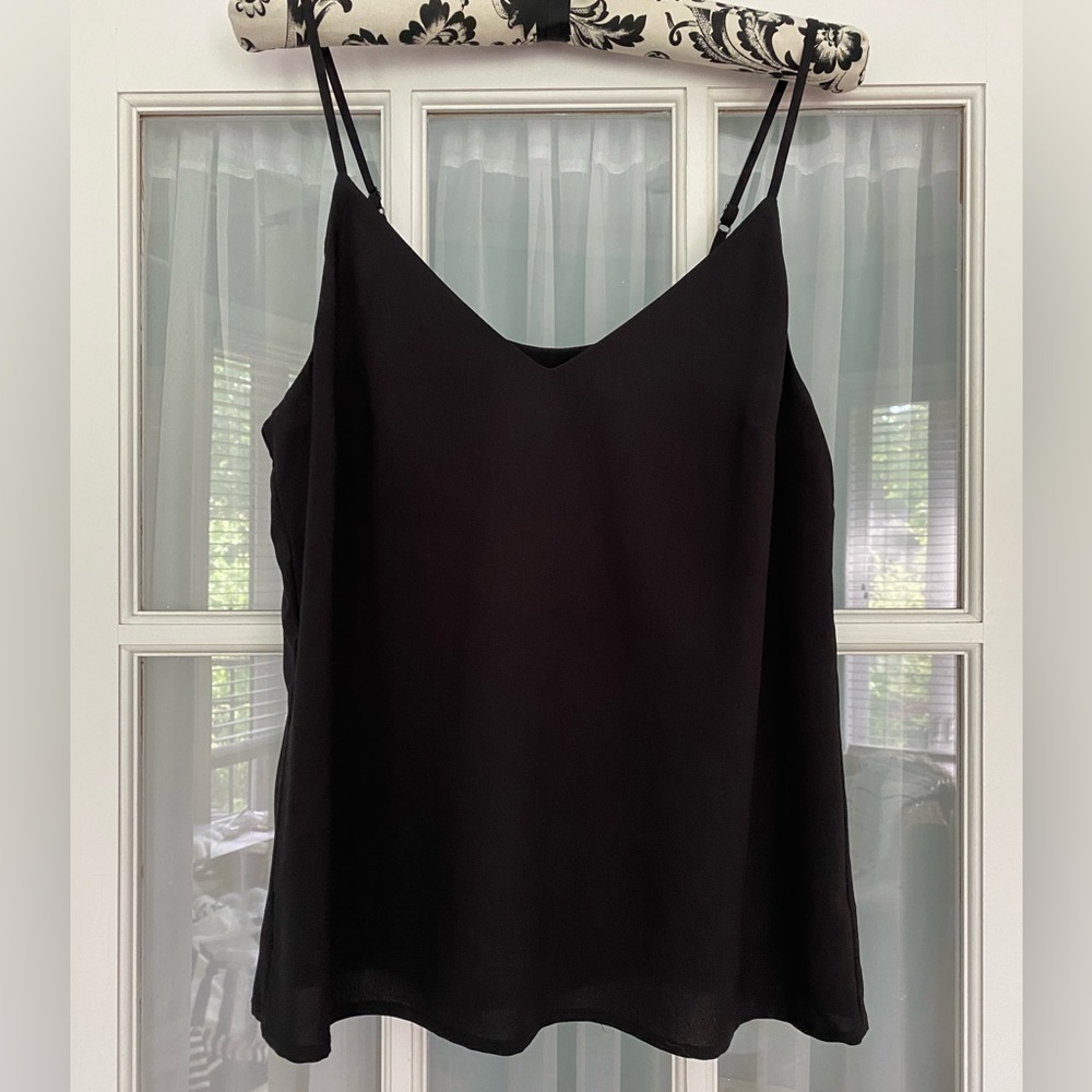 a new day Black V‑Neck Spaghetti Strap Cami